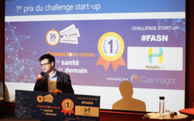 Hospitalink, vainqueur du concours national d'innovation en santé numérique.